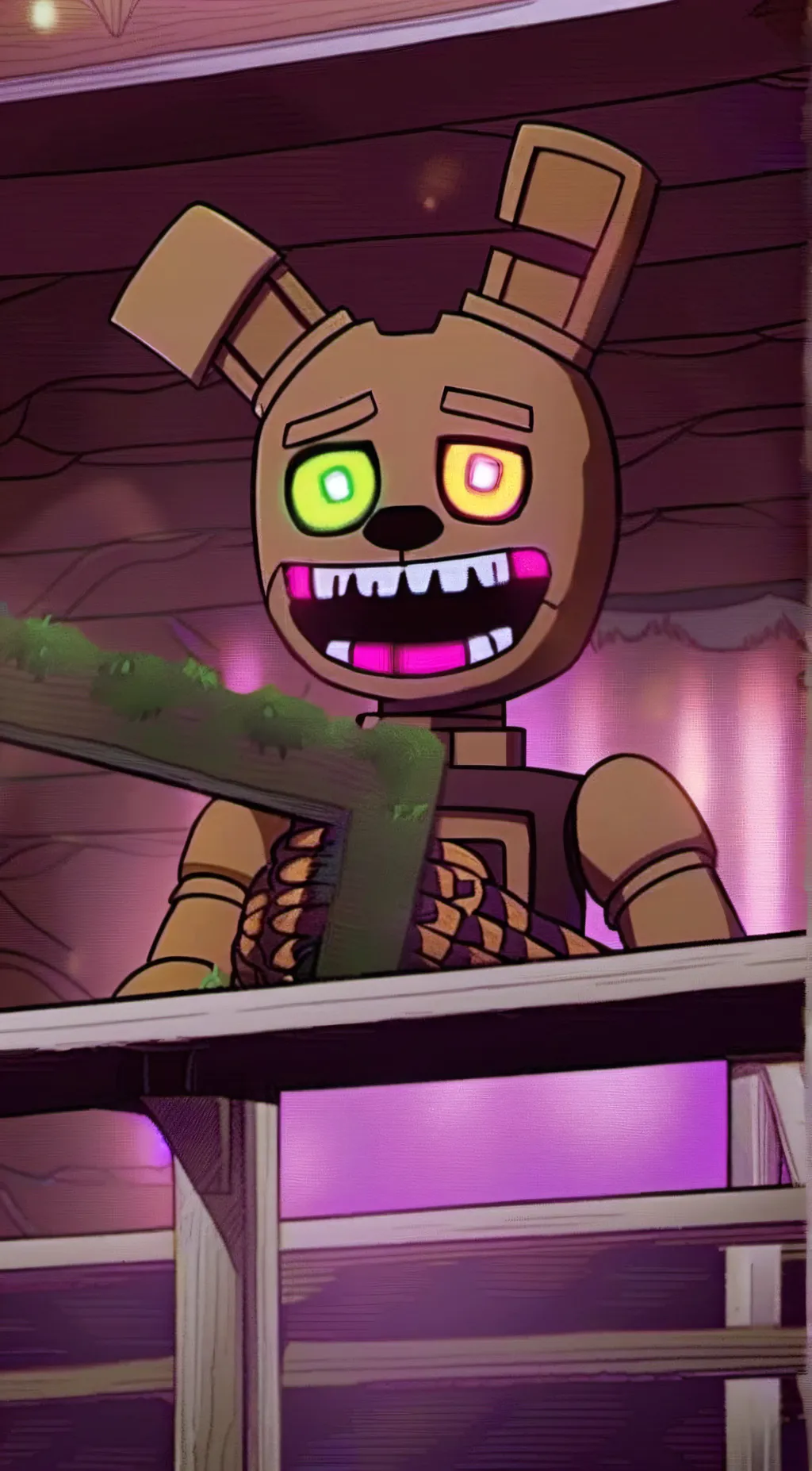 ai character: Springtrap background