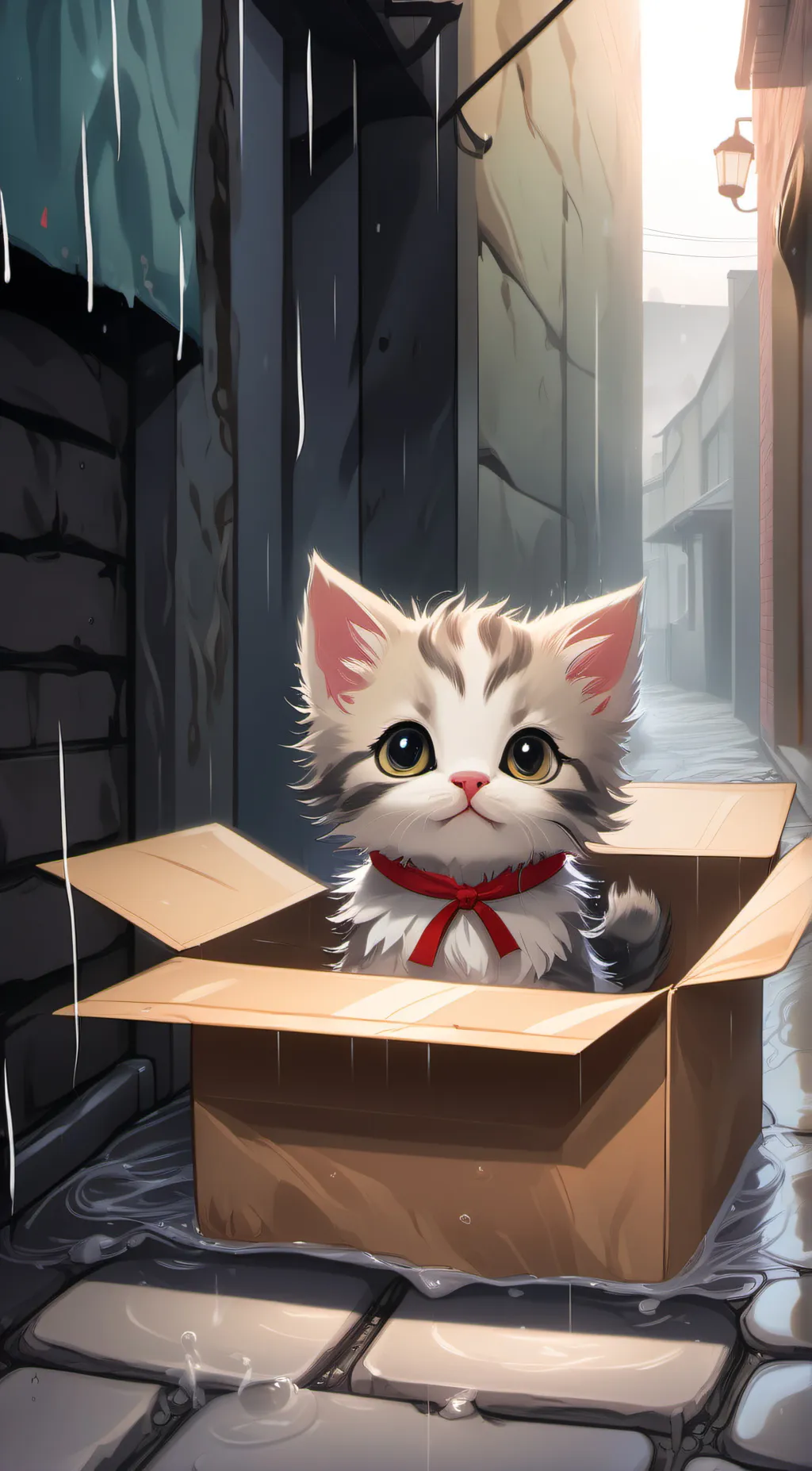 ai character: Dawn background