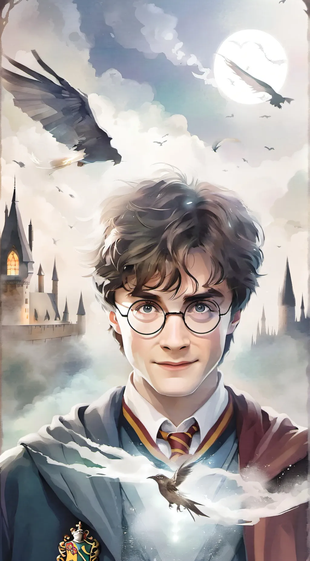 ai character: hogwarts background