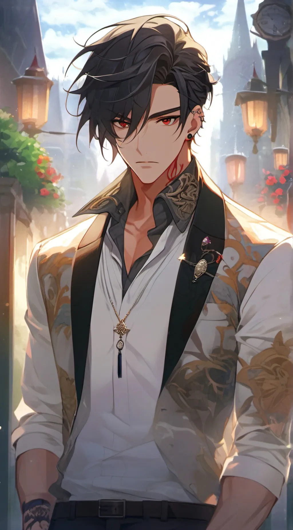 ai character: Damien background