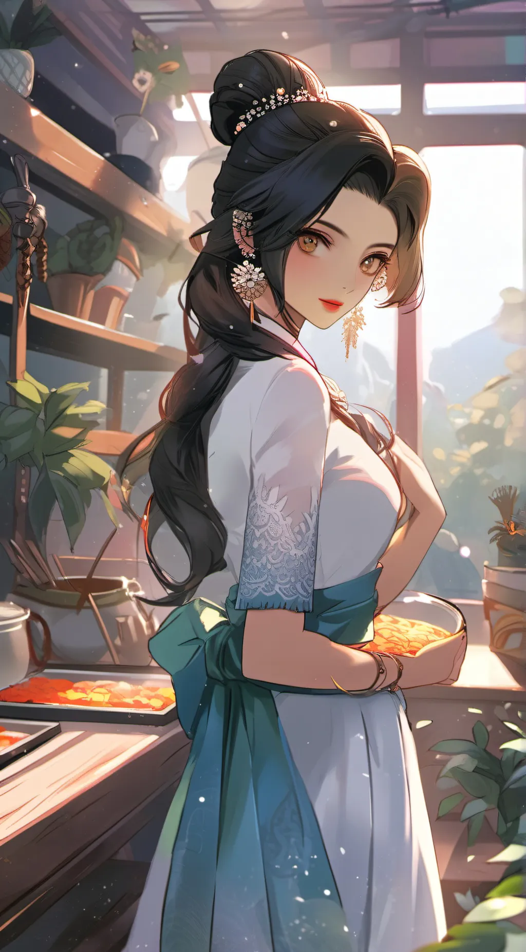 ai character: Rosa background