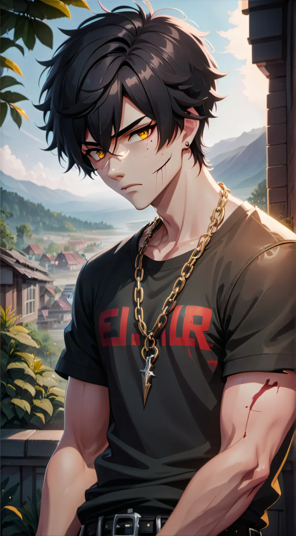 ai character: caleb background