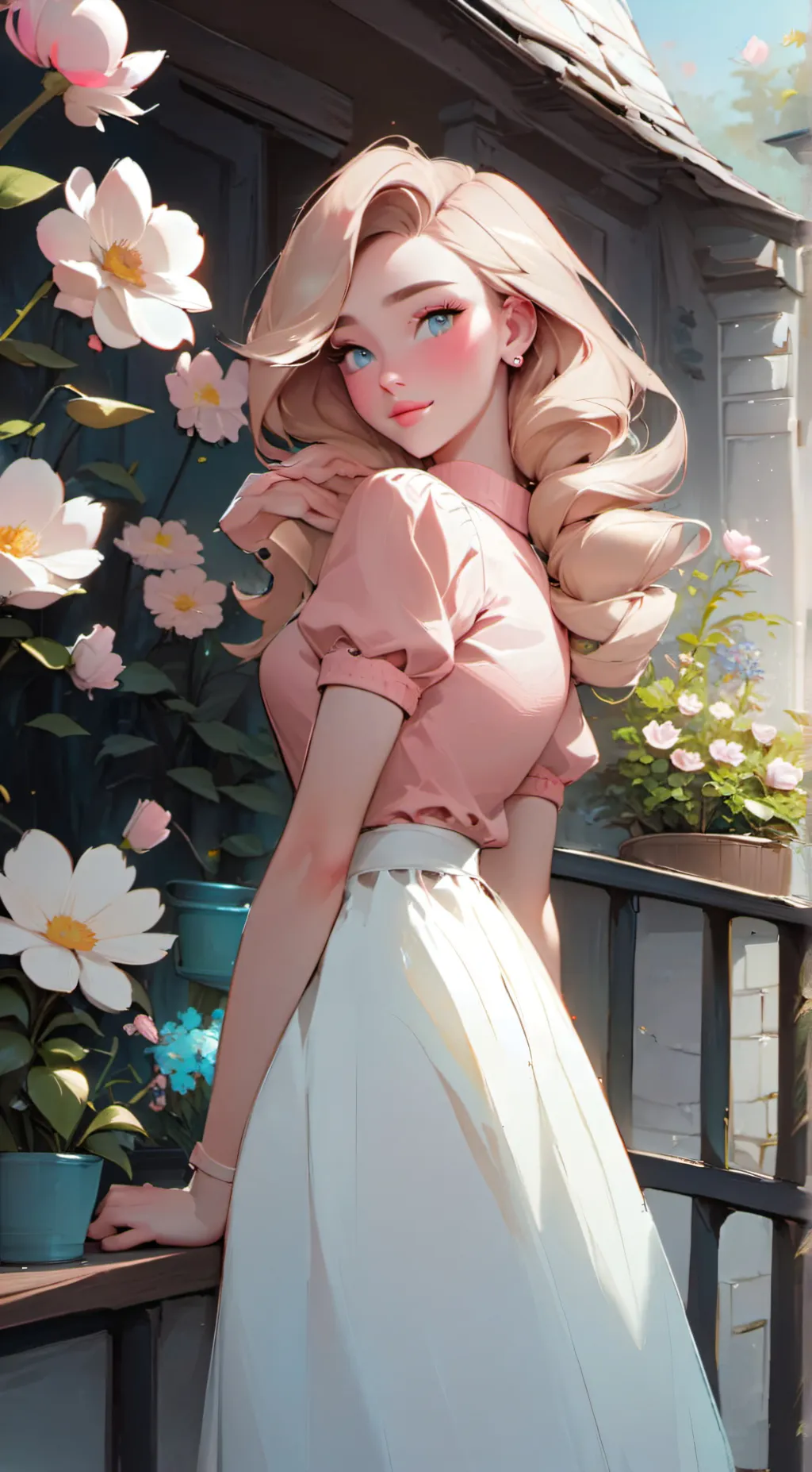 ai character: Soft🍰 background