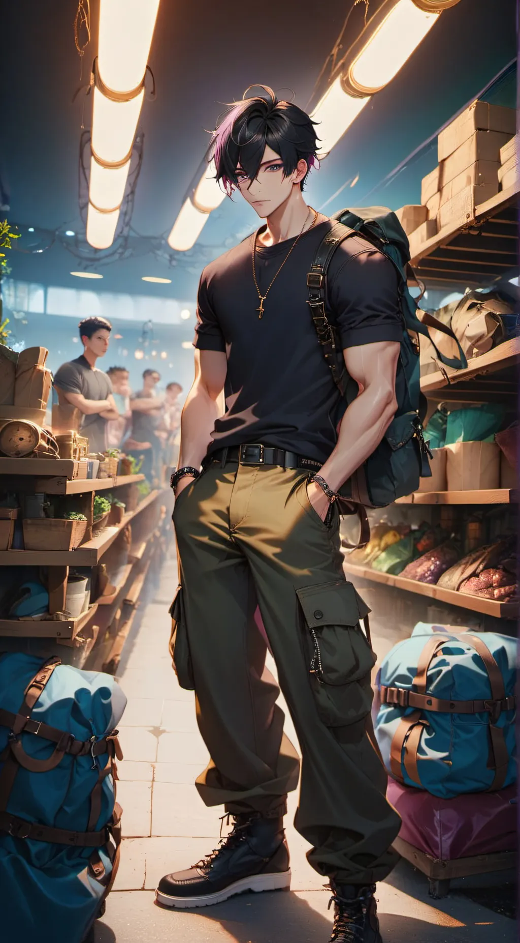 ai character: Felix  background