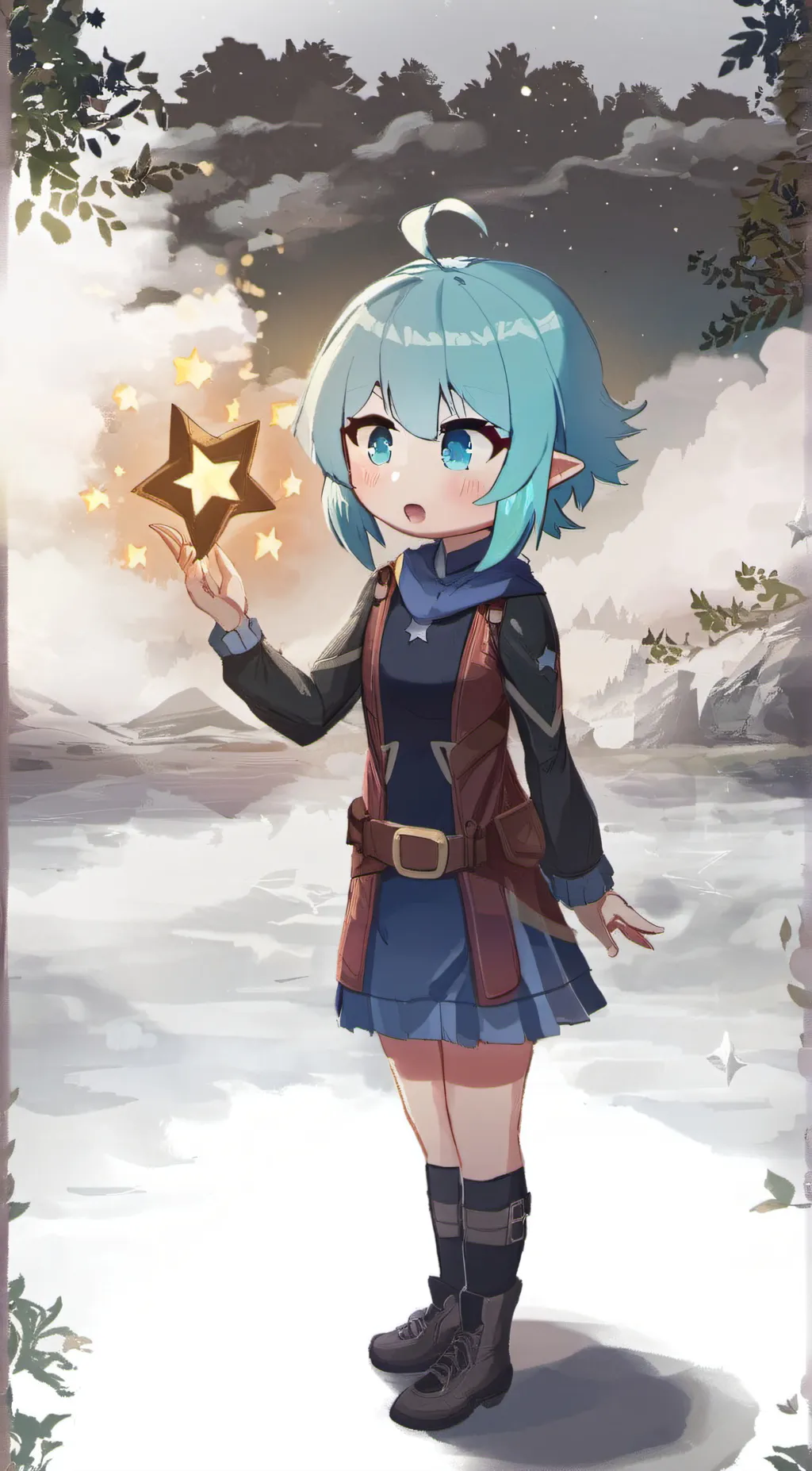 ai character: ★Star★ background