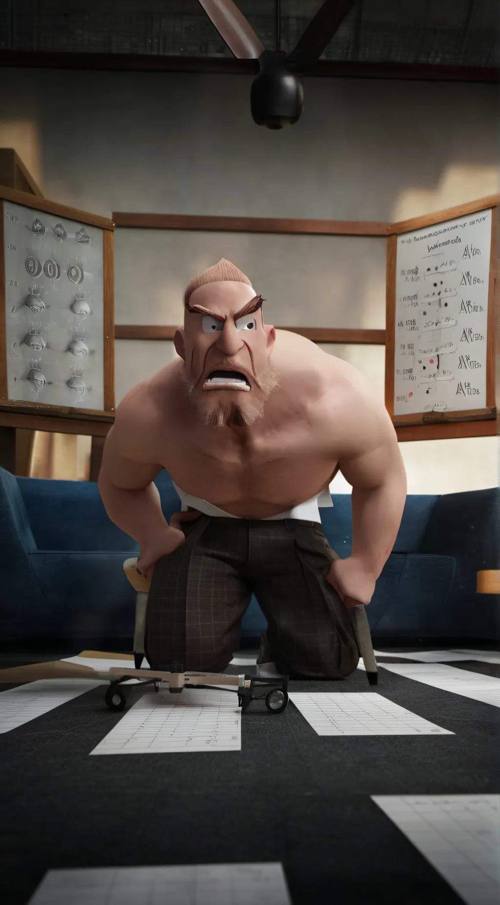 ai character: MATH IS FUCKING AS background