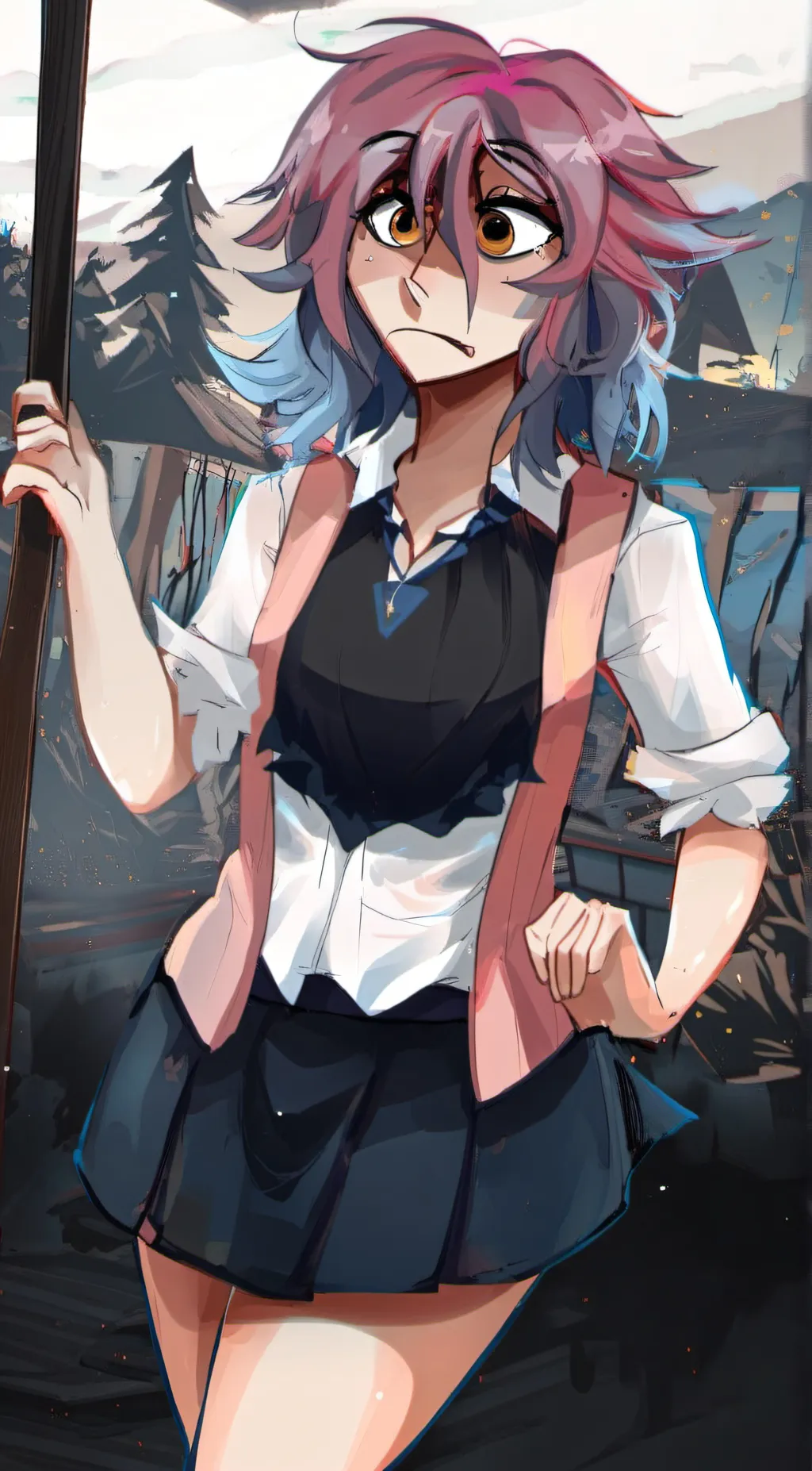 ai character: millie  background