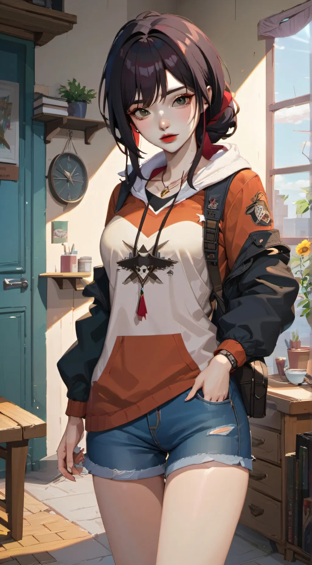 ai character: luna background