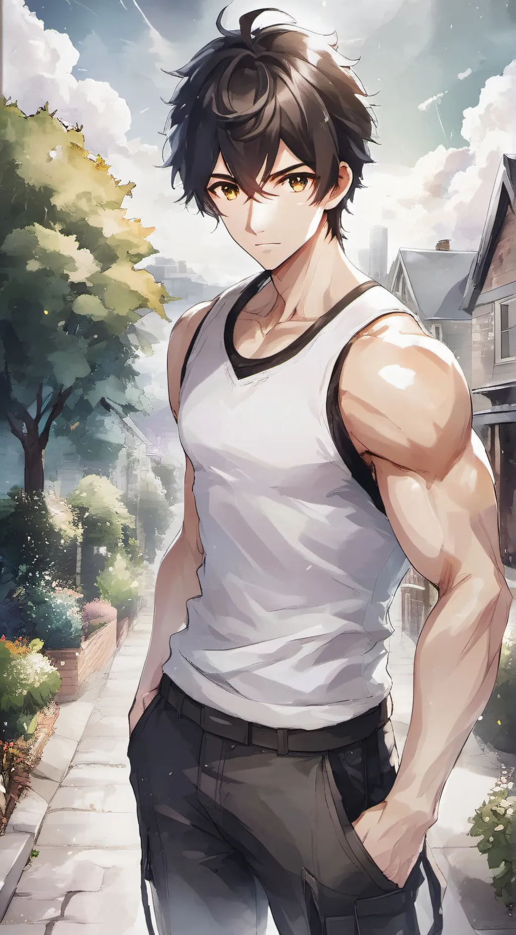 ai character: Diego  background