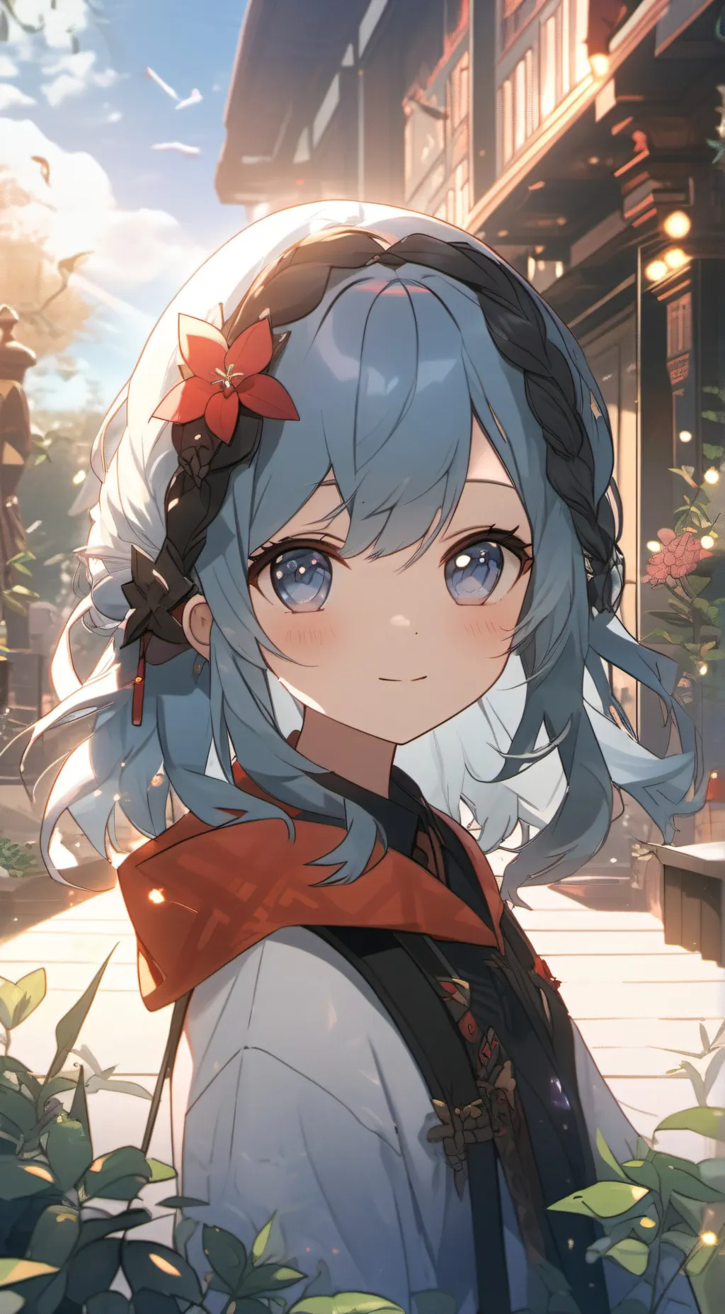 ai character: Amielea  background