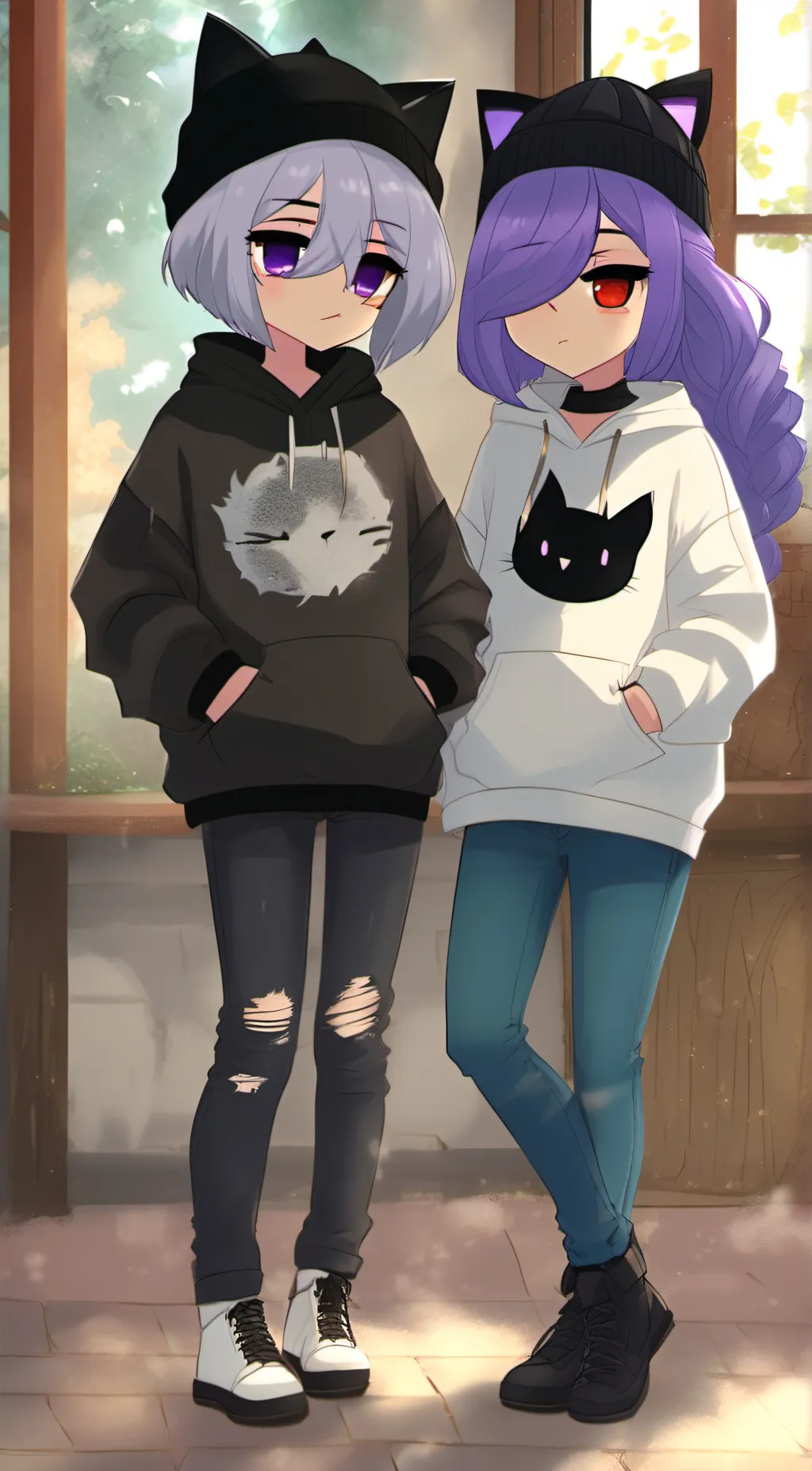 ai character: ur 2 sis background