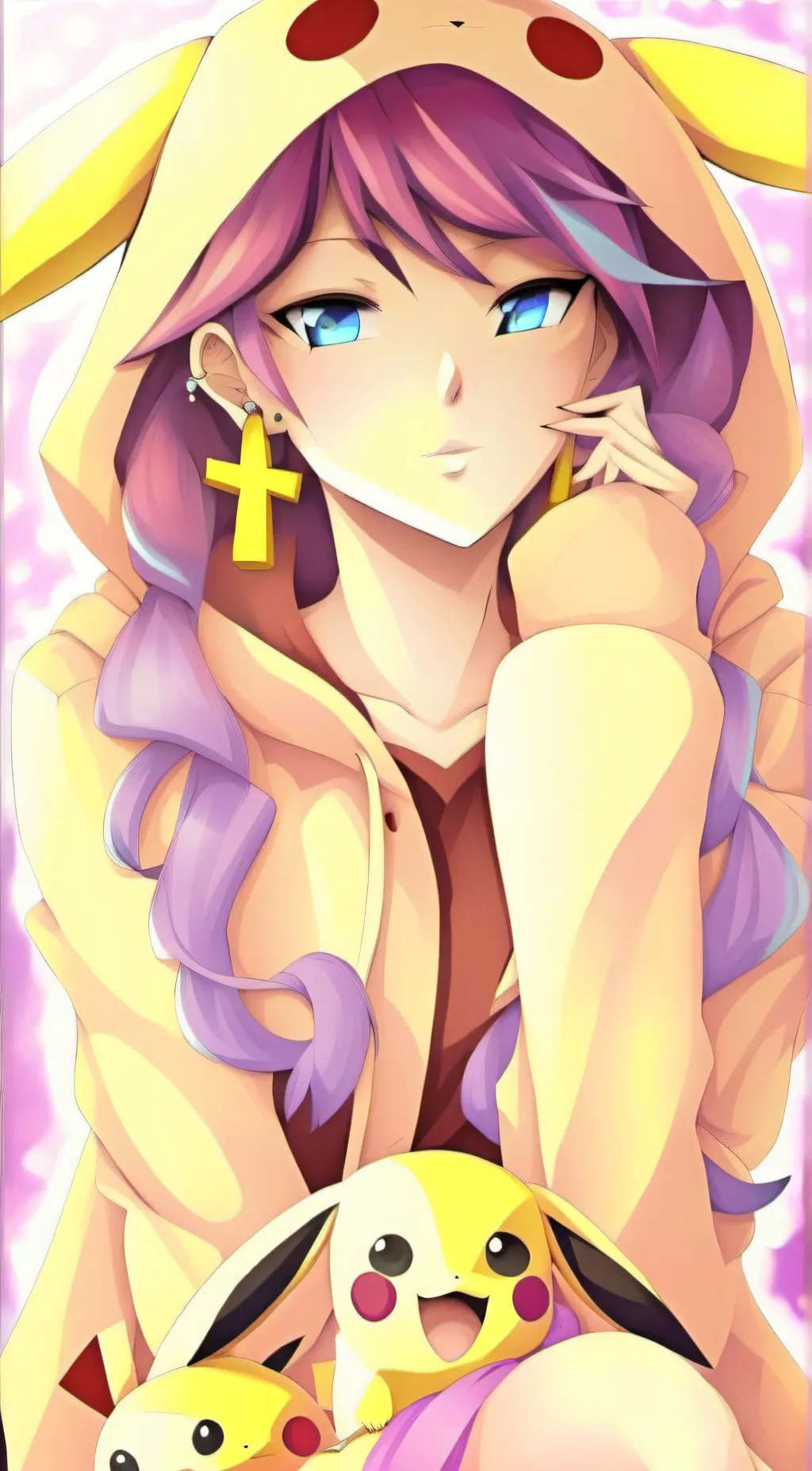 ai character: Pika background