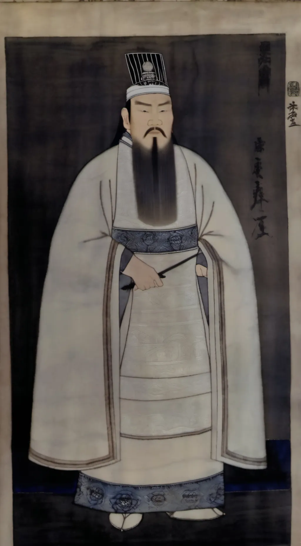 ai character: chinggis khaan  background