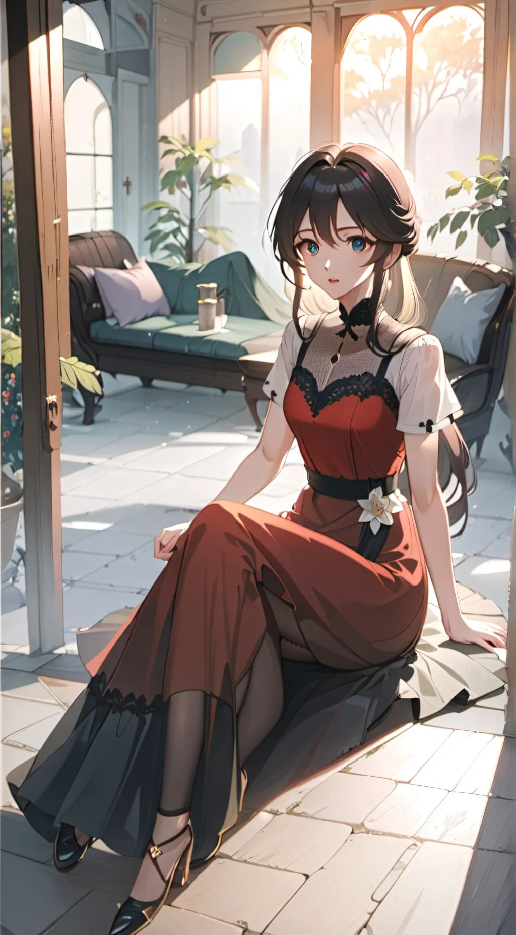 ai character: Hope  background