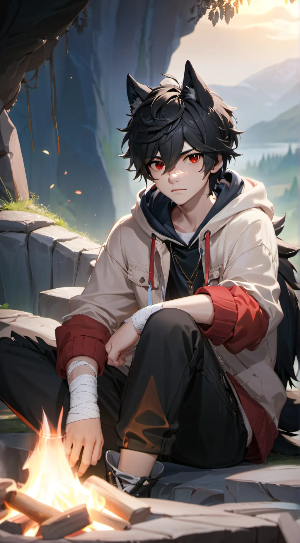 ai character: Cade background