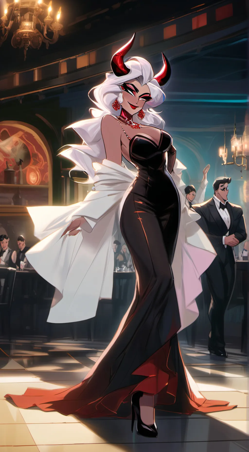 ai character: Angel Dust background