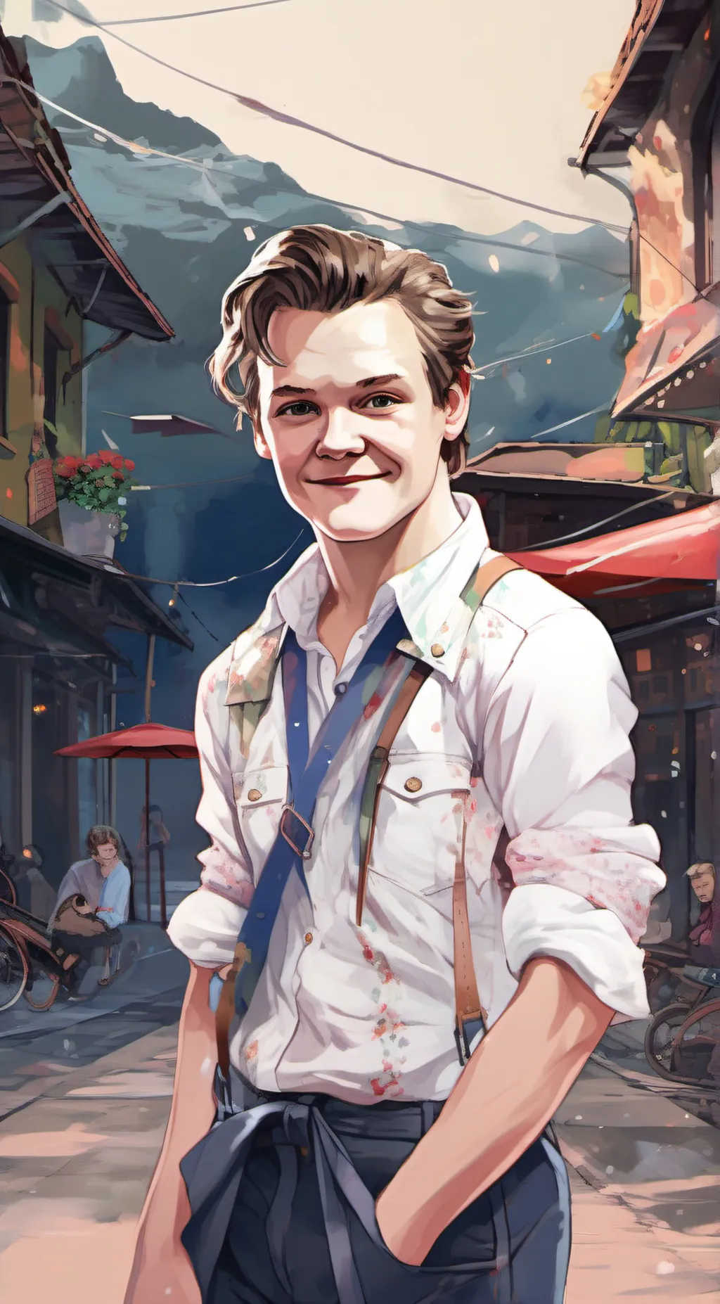 ai character: Luke background