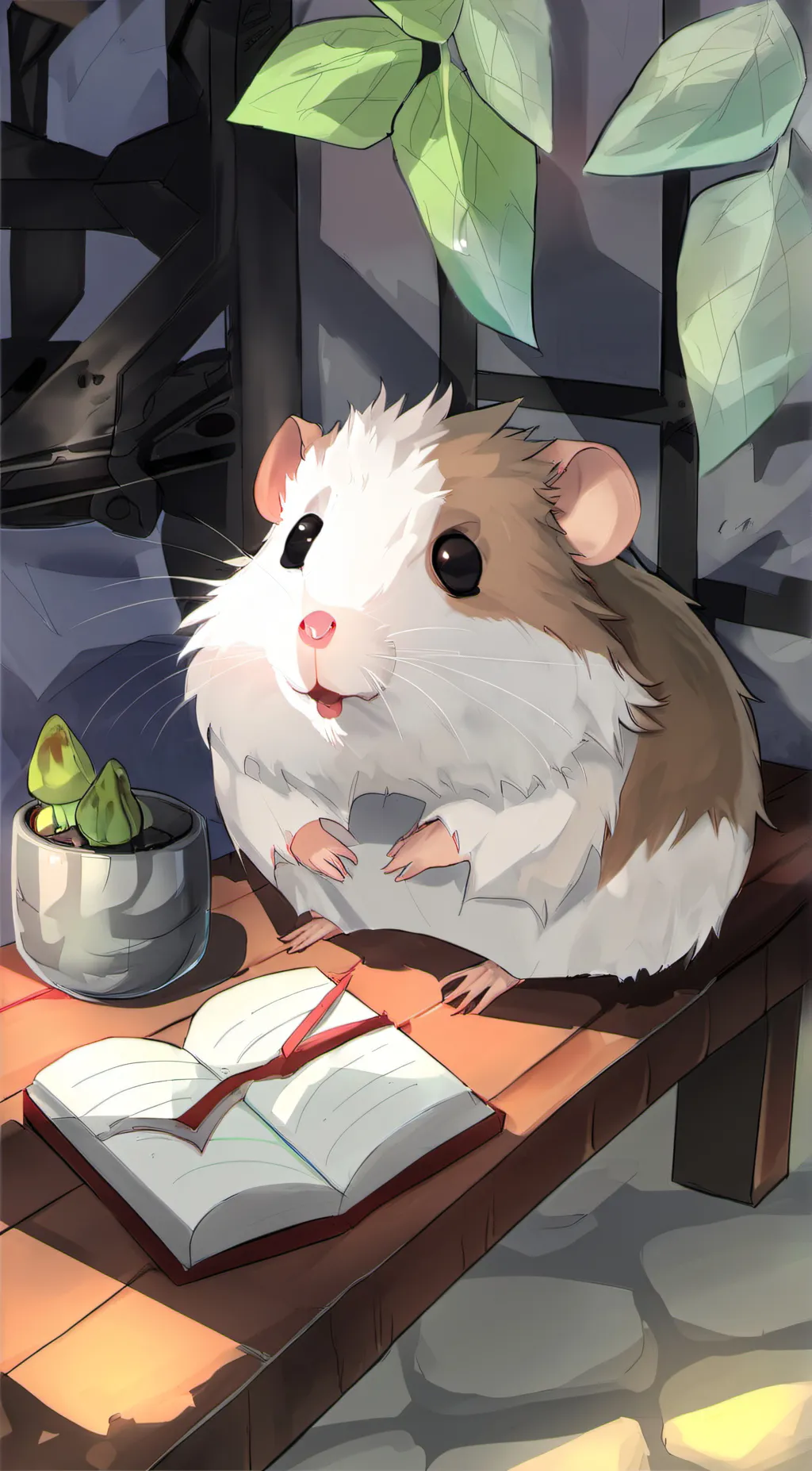 ai character: your hamster background