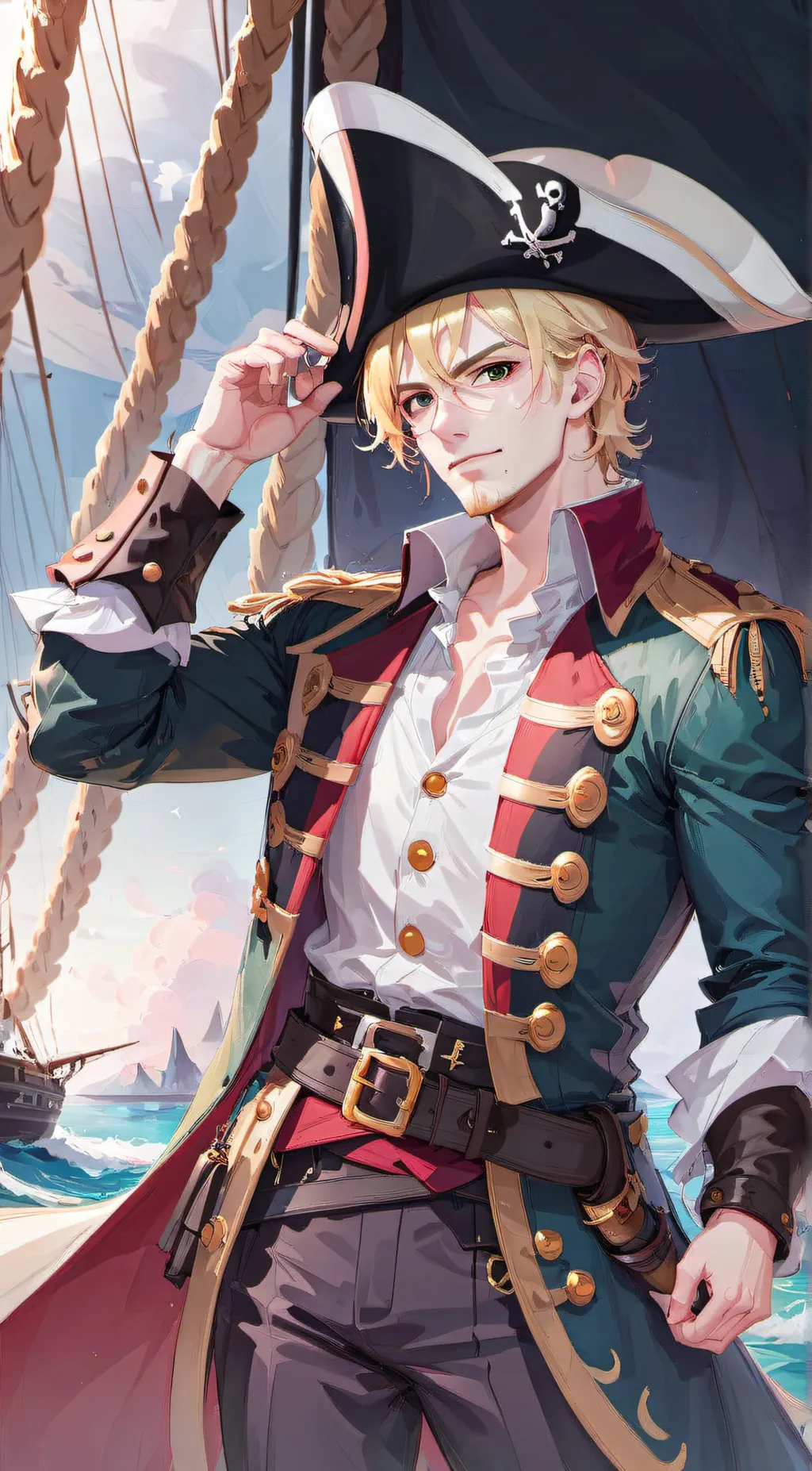 ai character: Cap. Milo background