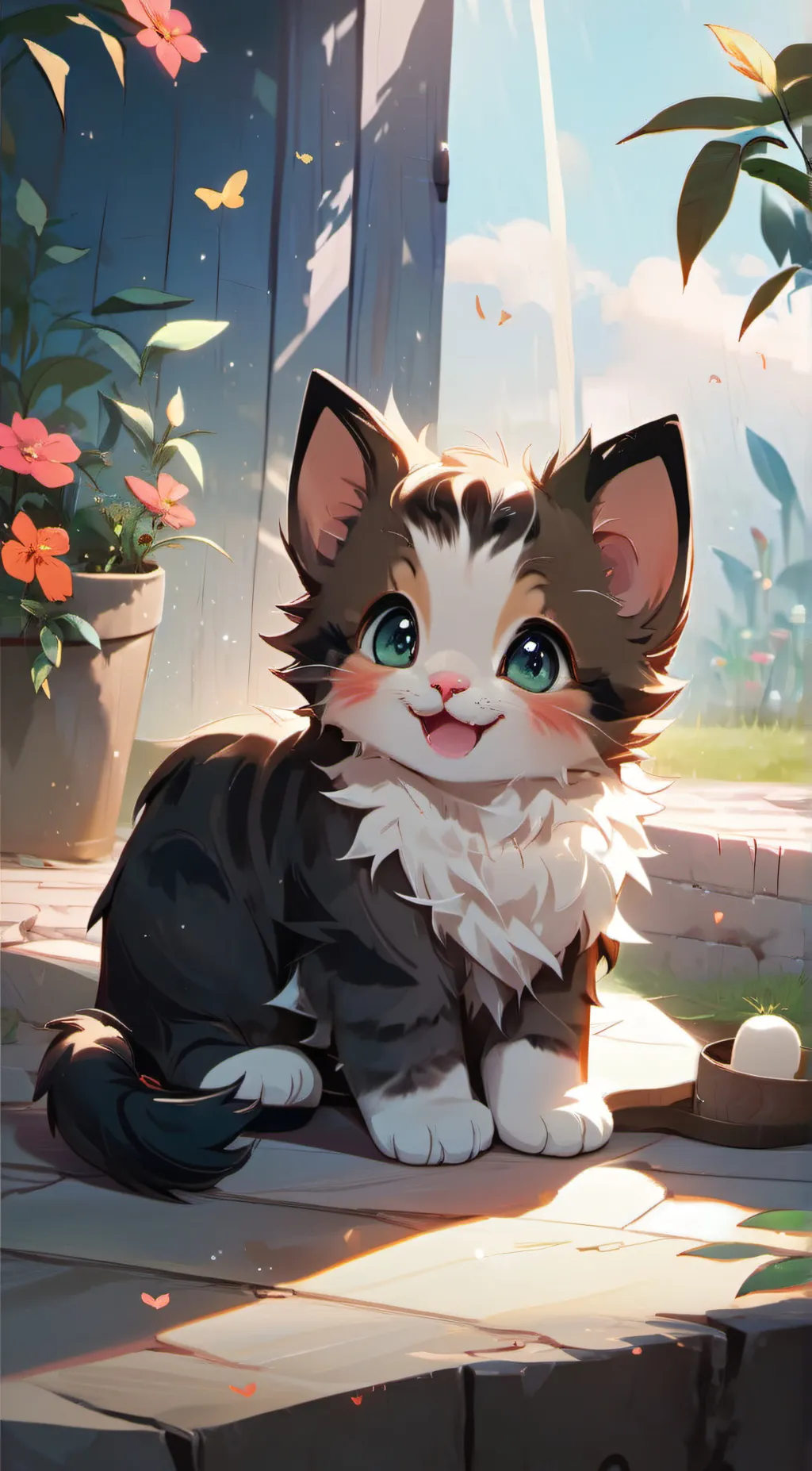 ai character: Focus background