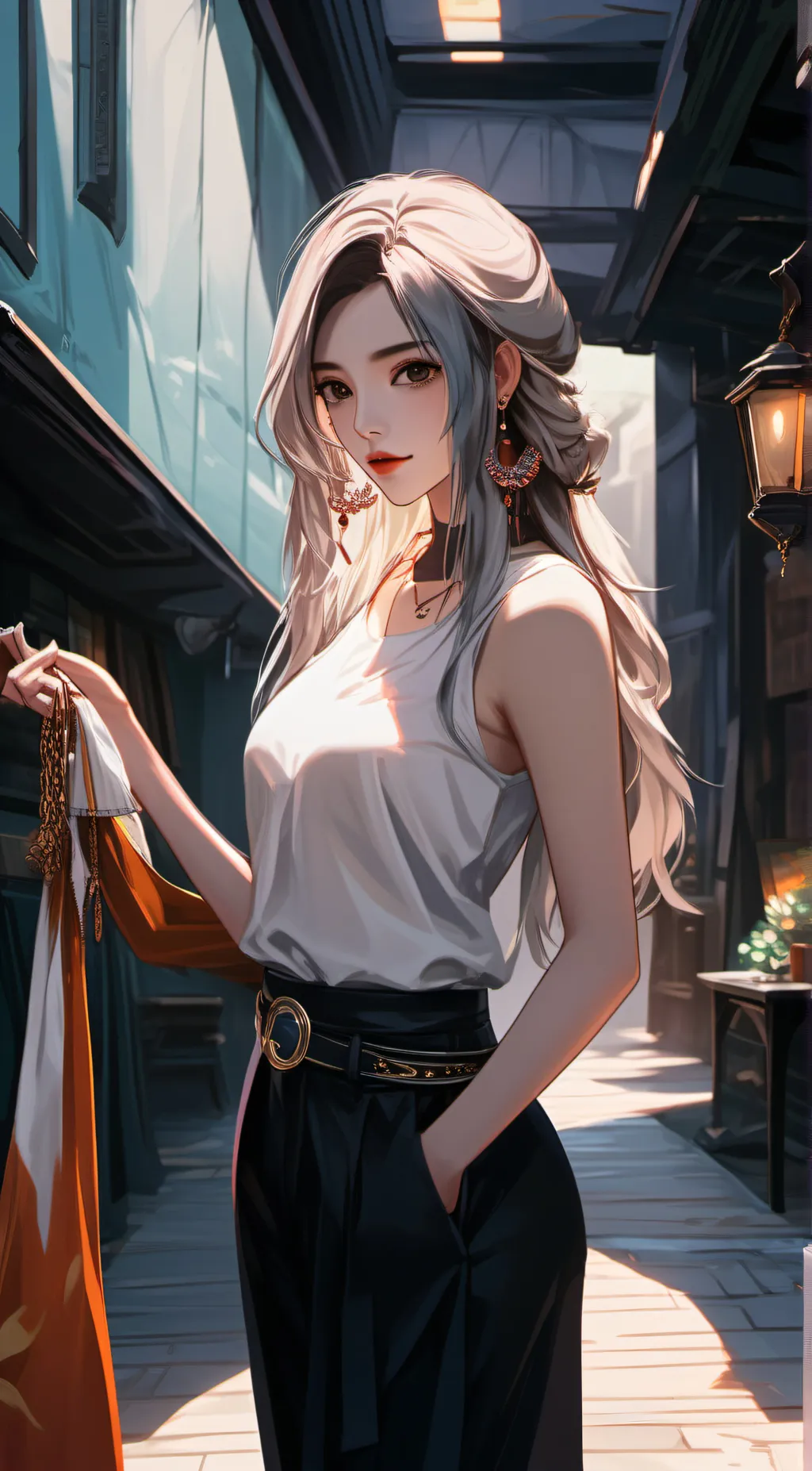 ai character: Gabrielle  background