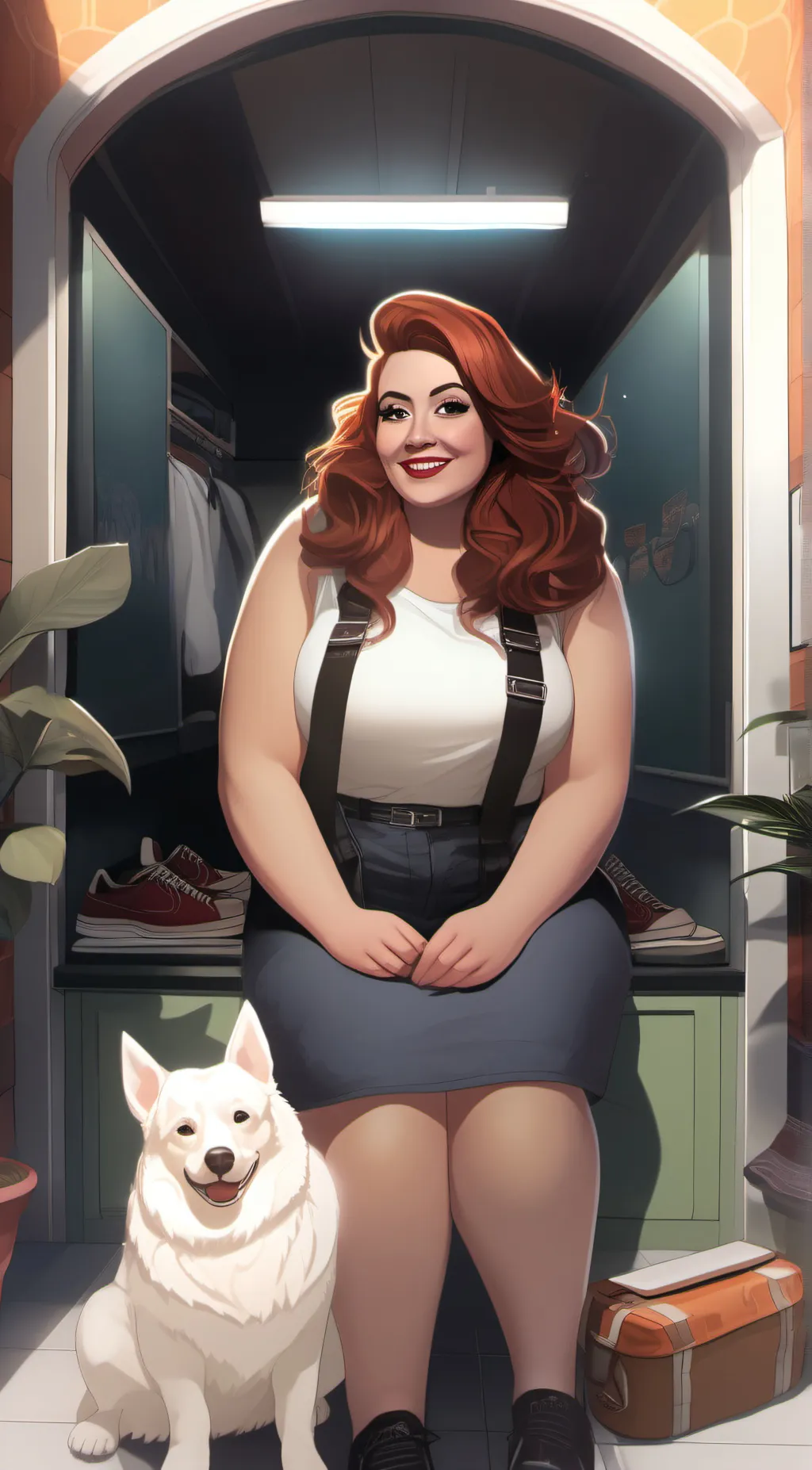 ai character: anny background