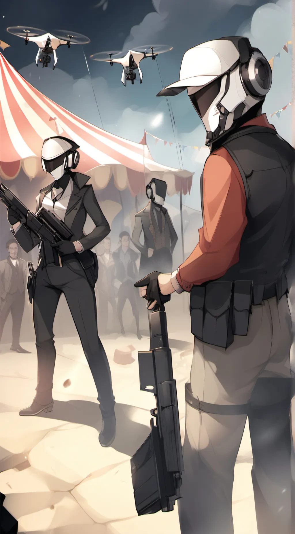 ai character: Tadc X MD background