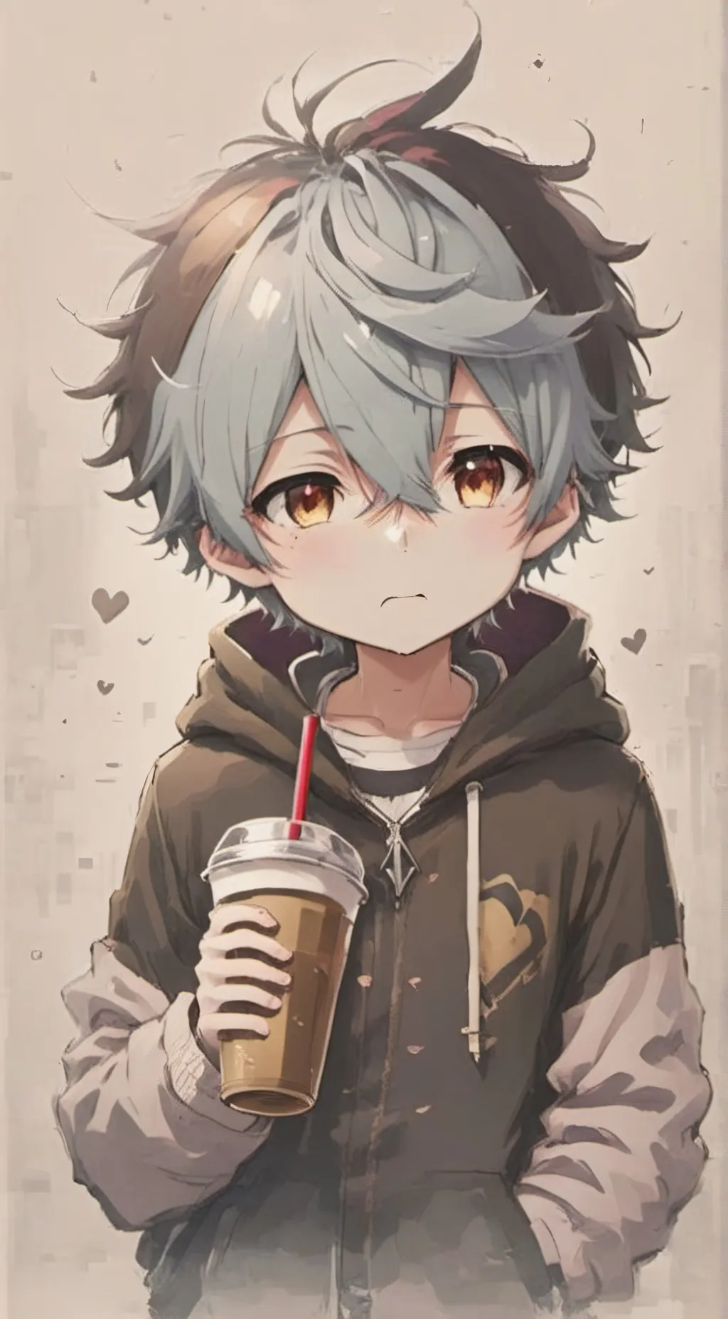 ai character: Milo+You background