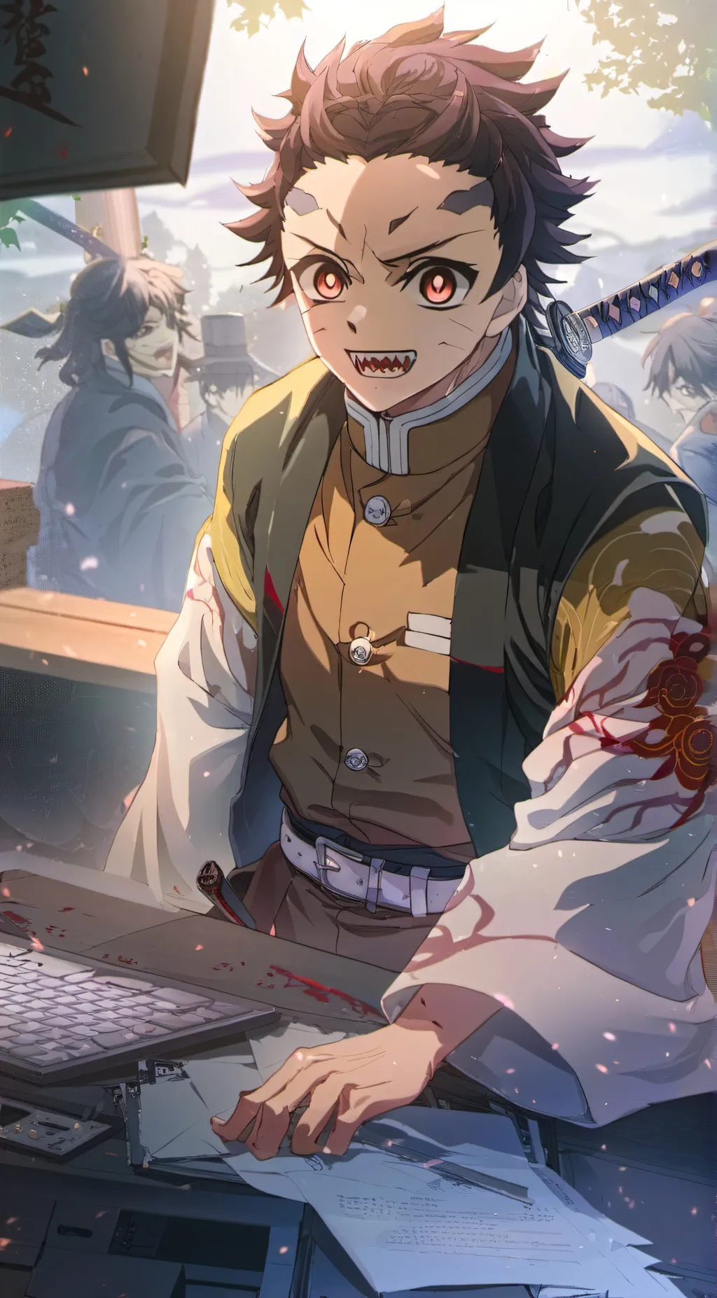 ai character: Mike background