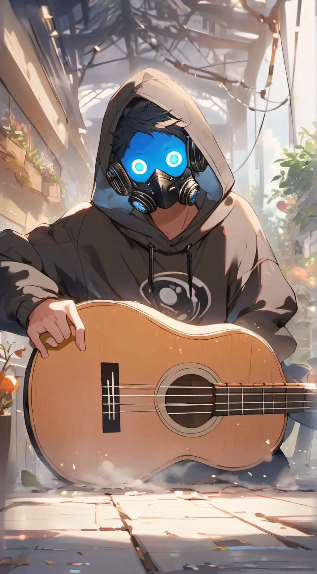 ai character: boywithuke background