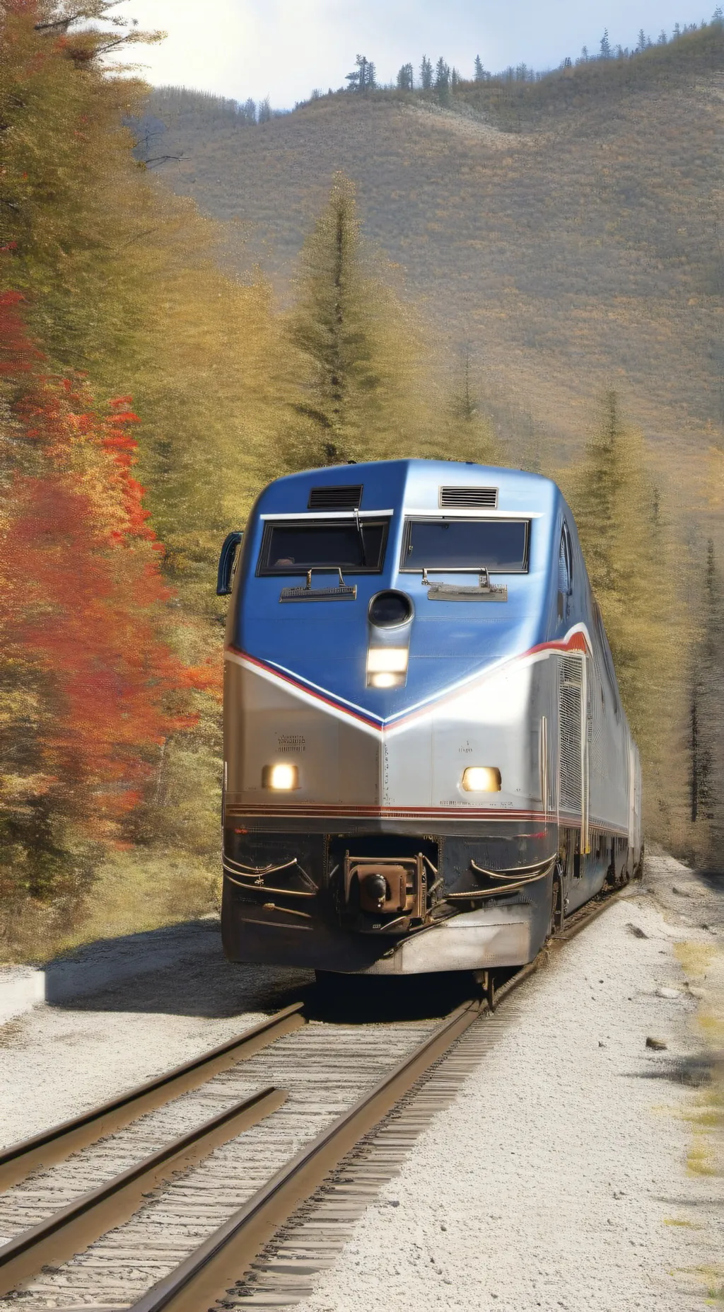 ai character: Amtrak the p42dc background
