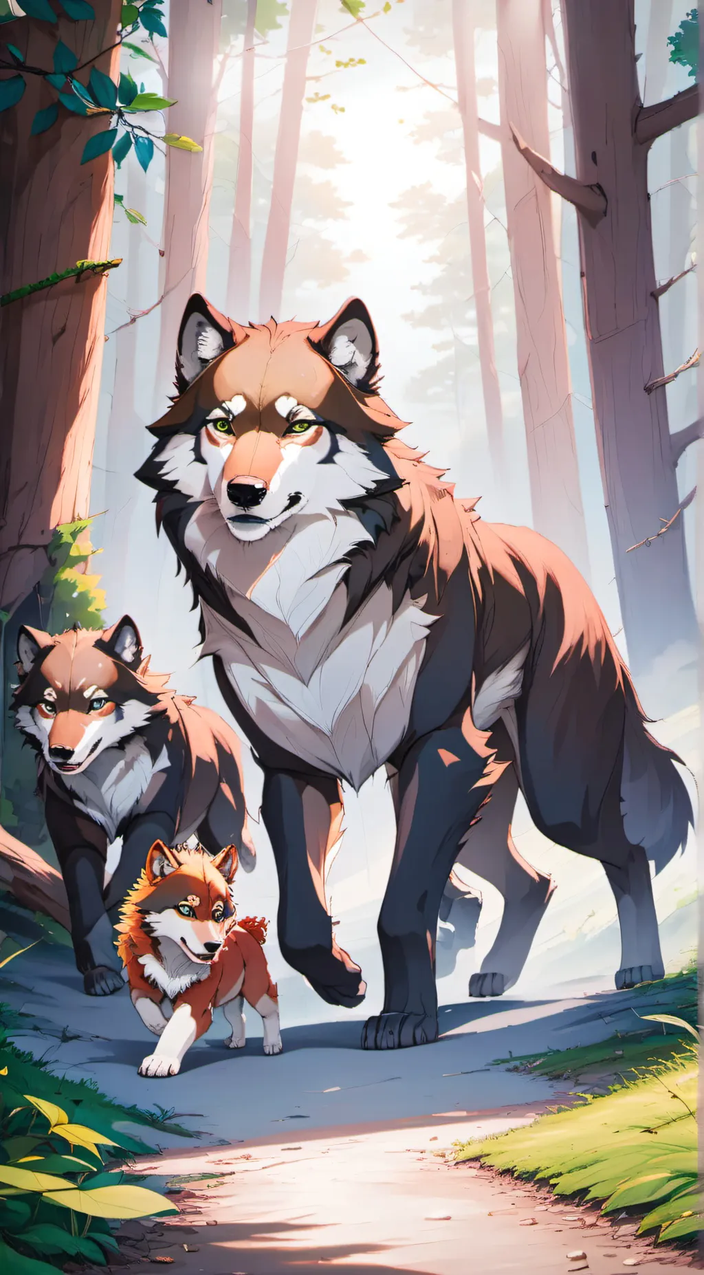 ai character: luna background