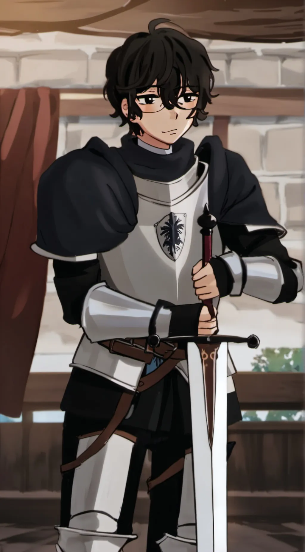 ai character: Nightwolf Norway background