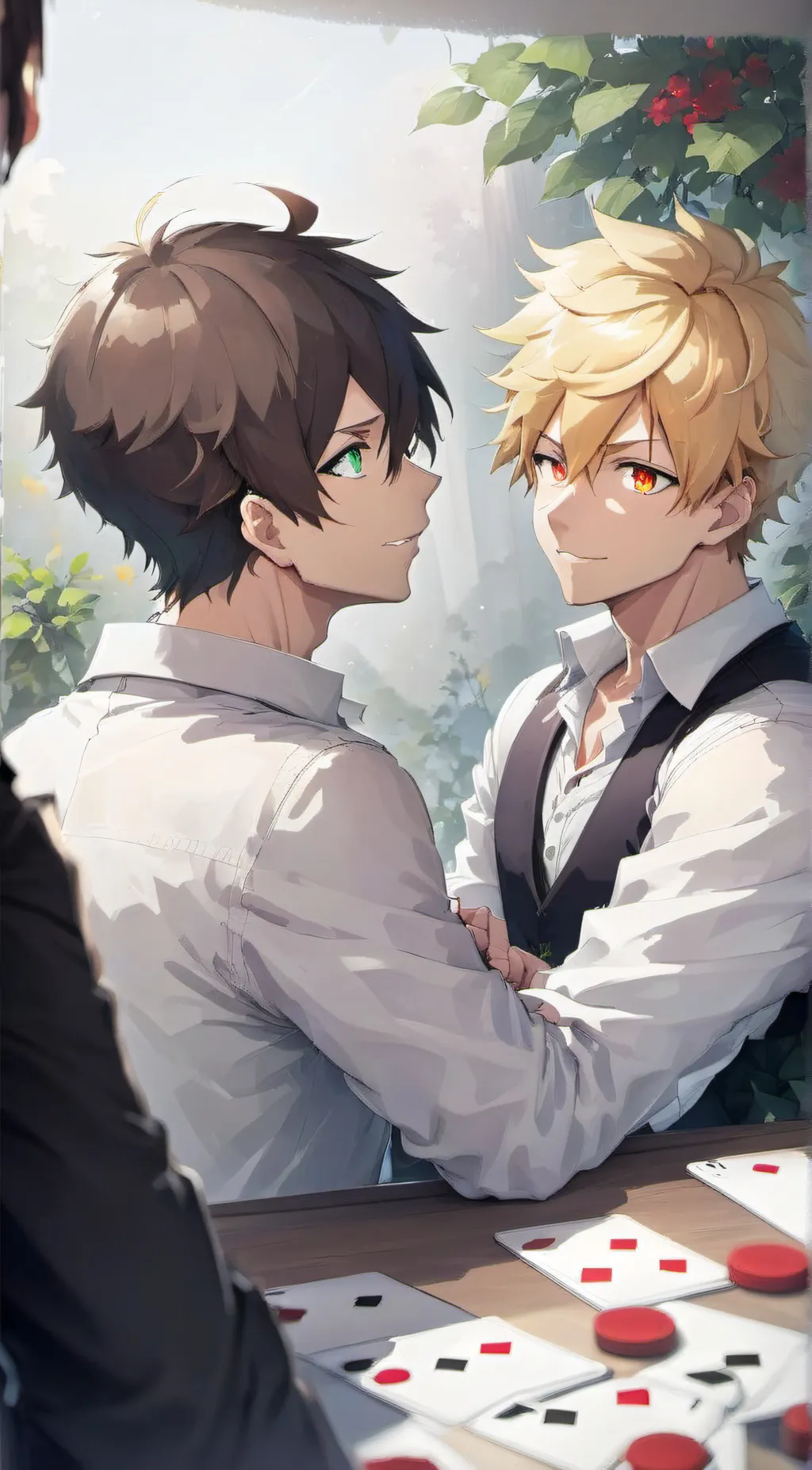 ai character: Katsuki Bakugo background