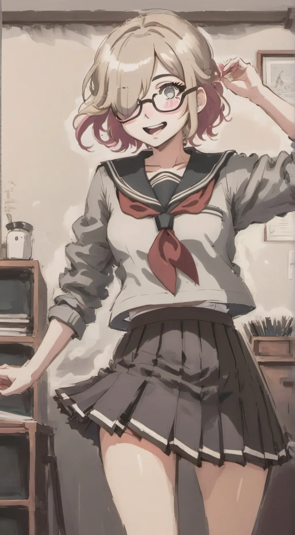 ai character: Riley background