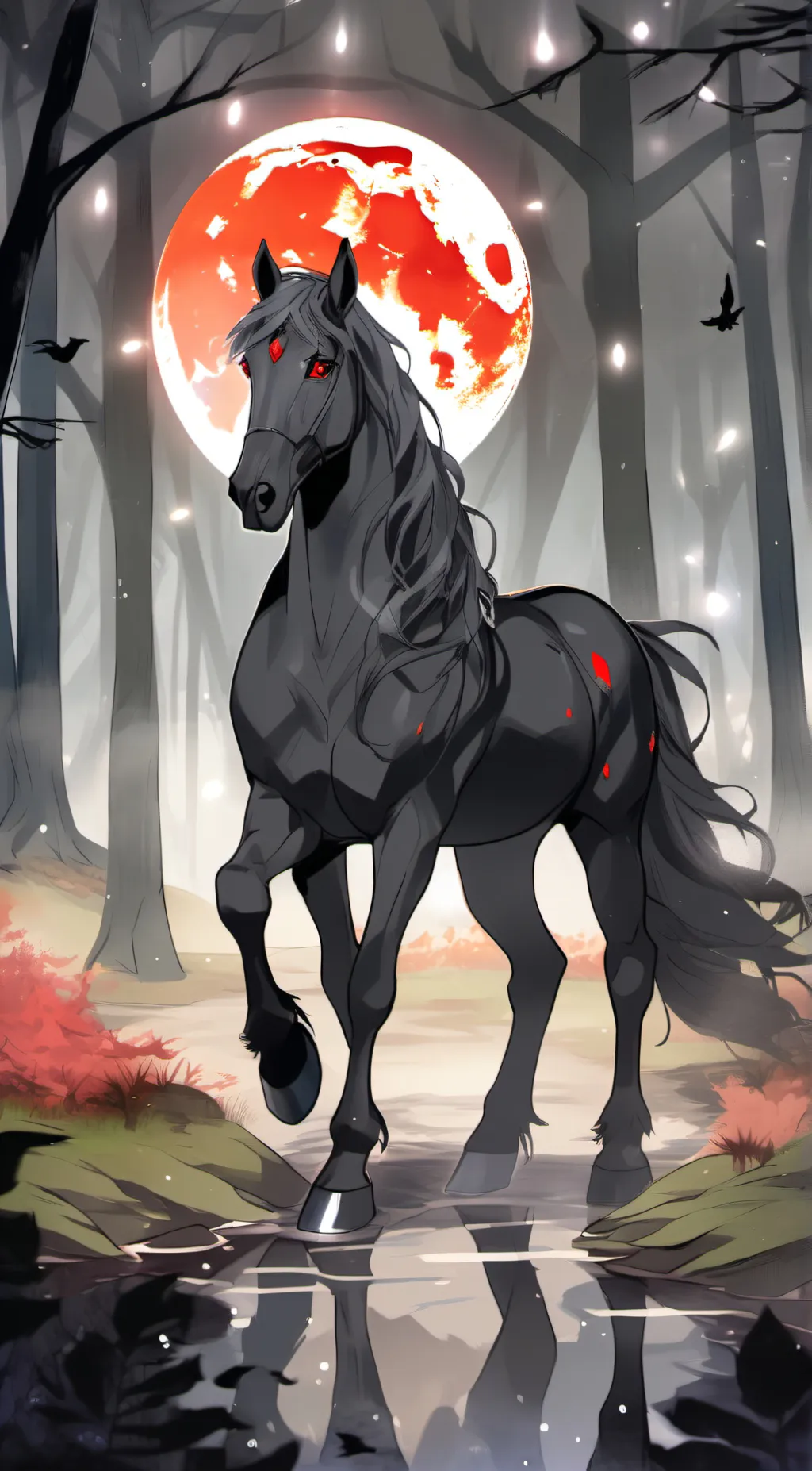 ai character: Death background