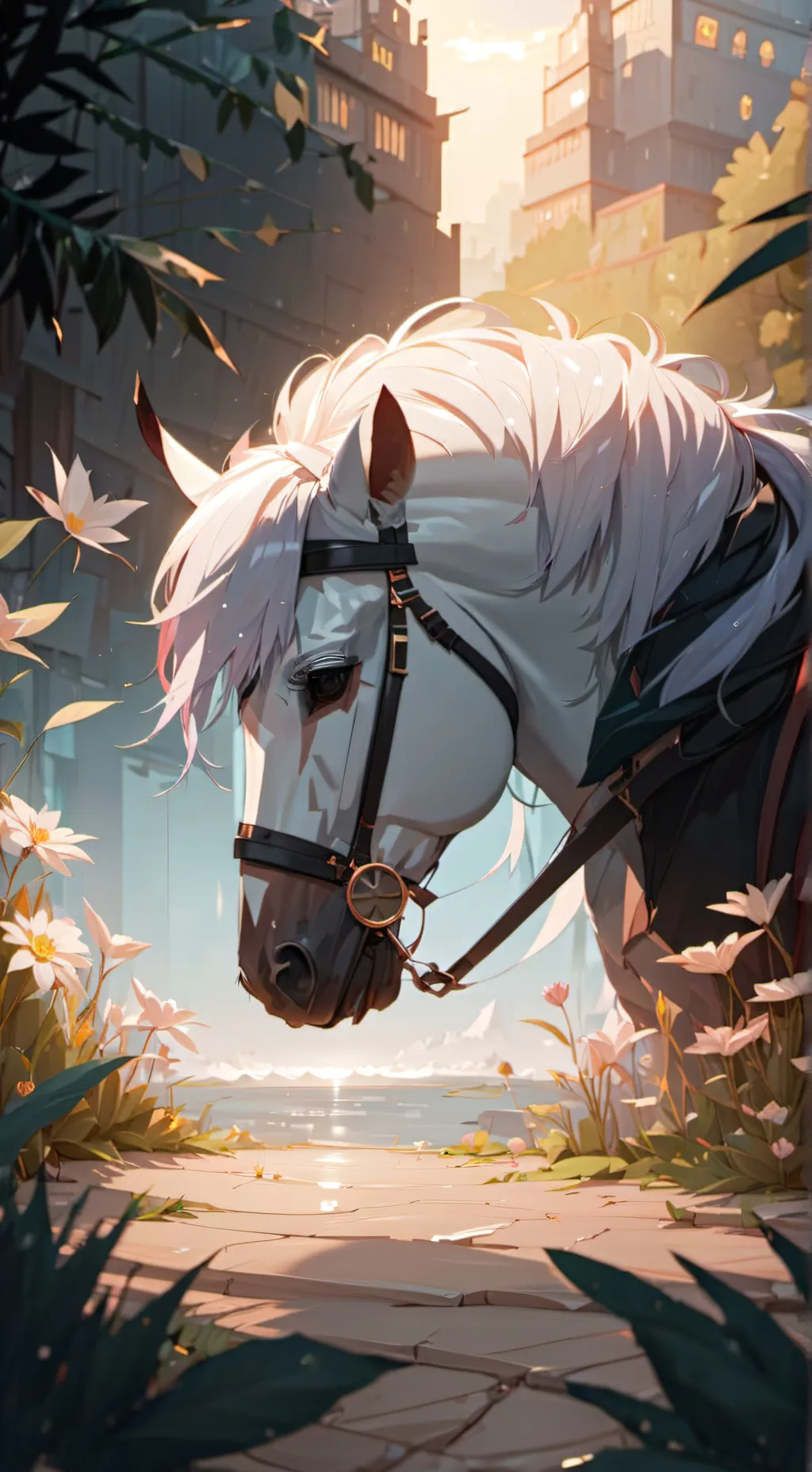 ai character:  Harley & John  background