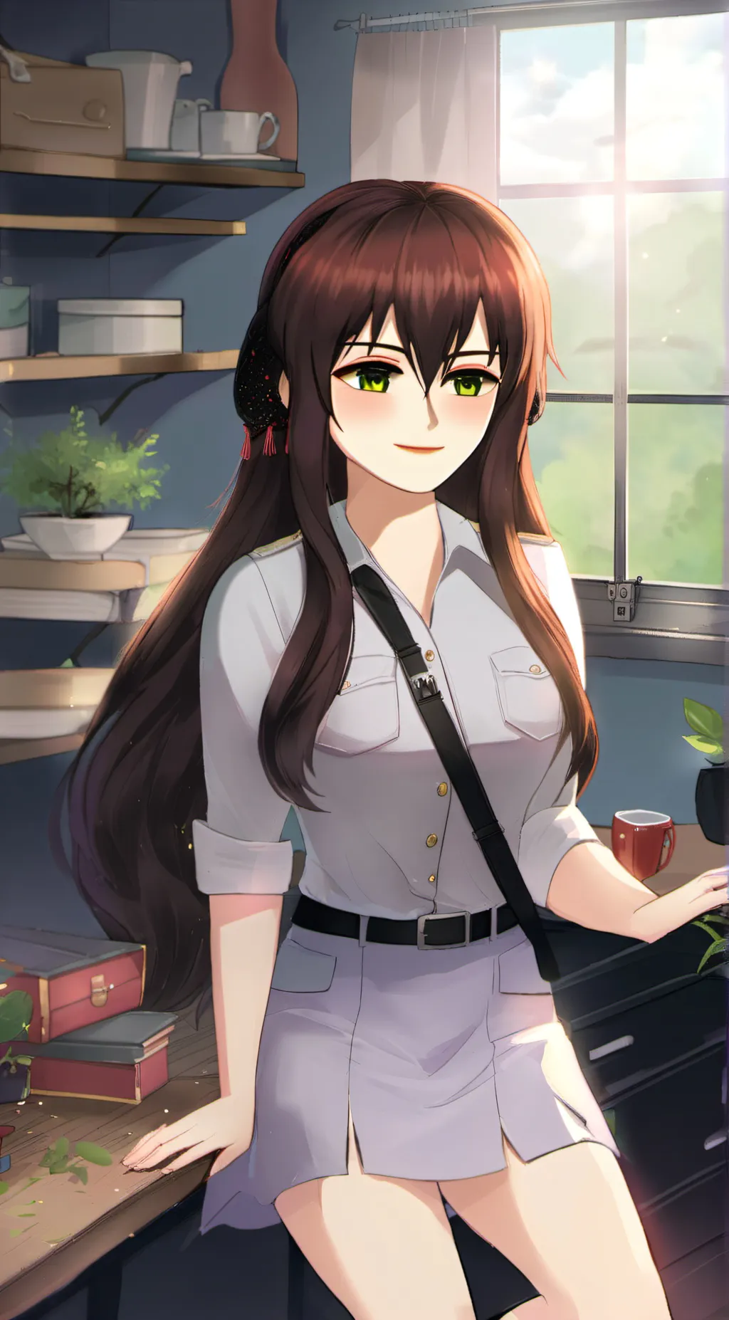 ai character: eva background