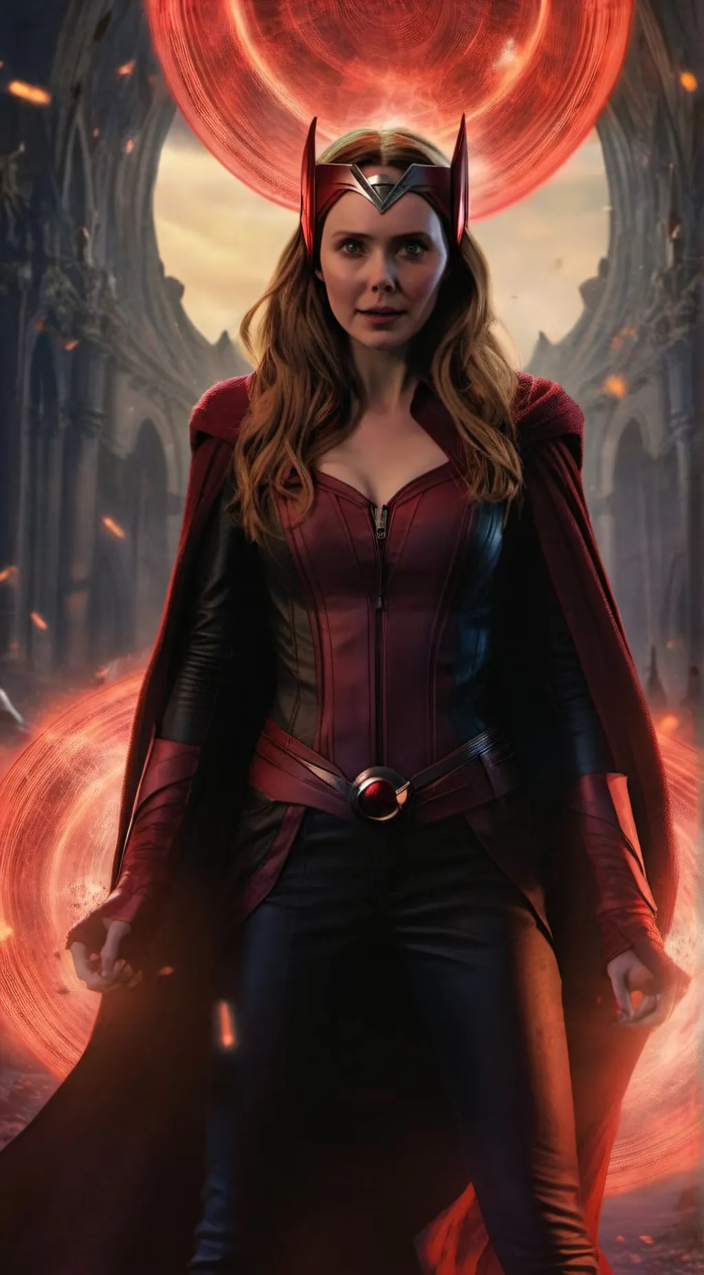 ai character: Scarlet Witch background