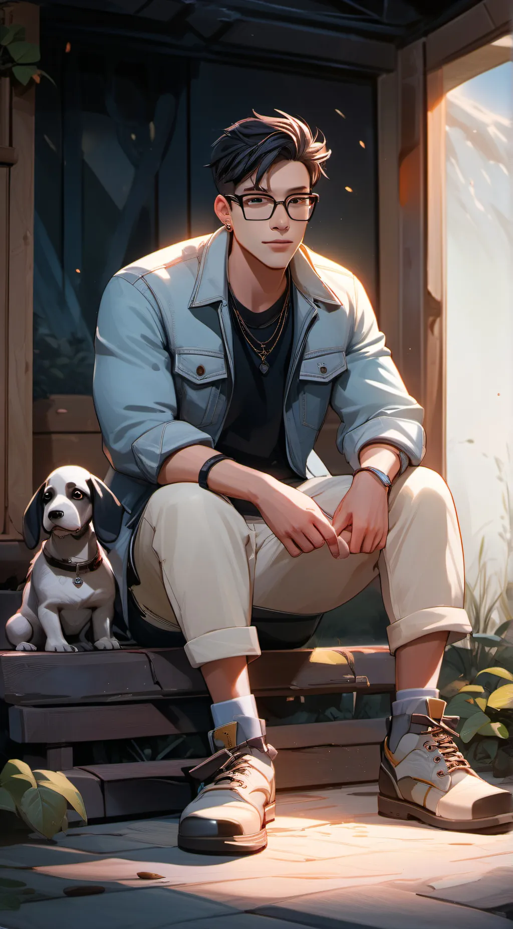 ai character: Guy who say bad wo background