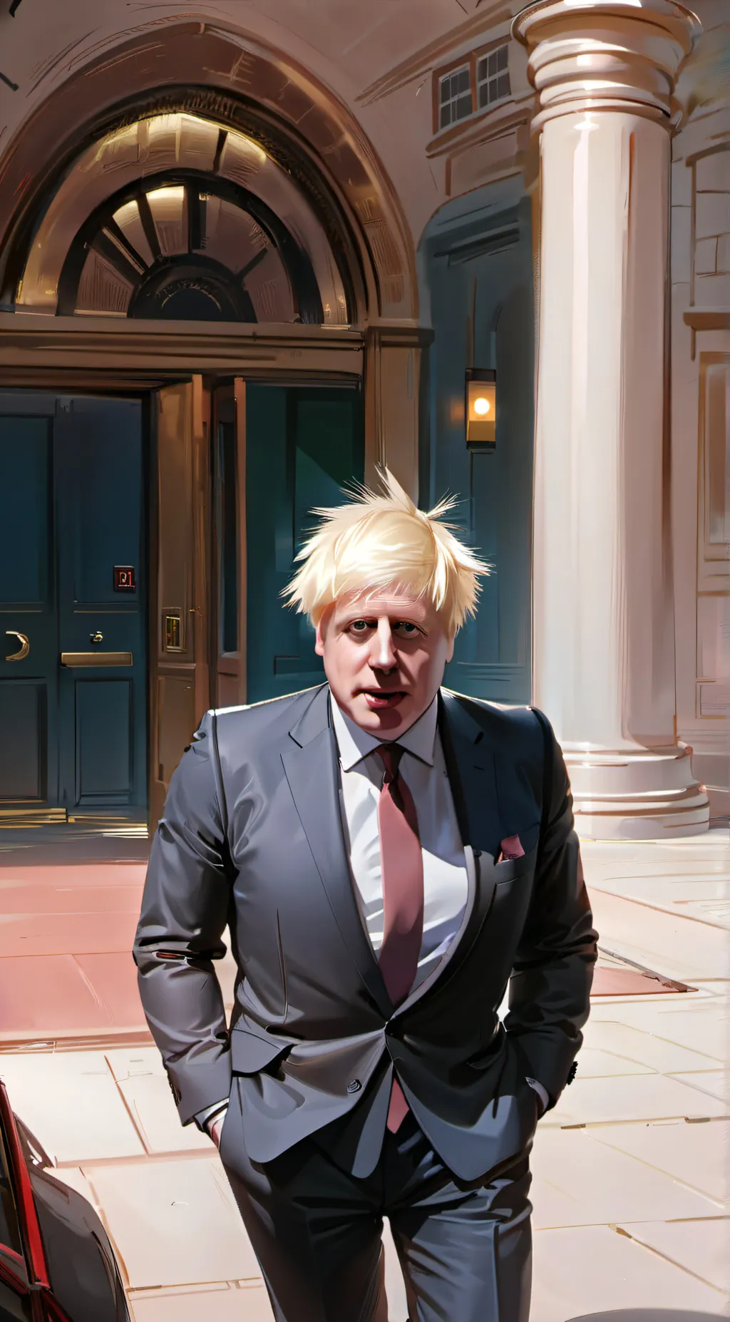 ai character: Boris Johnson background