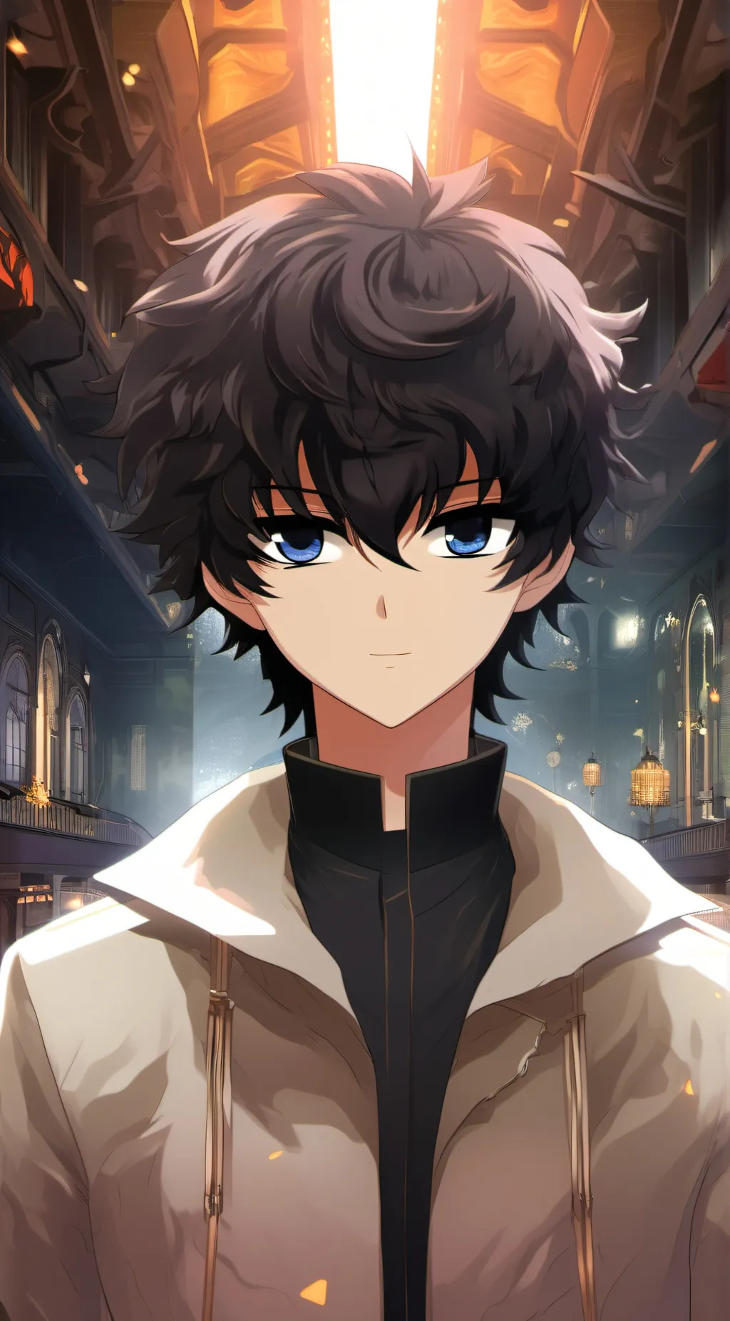 ai character: Mason cute background