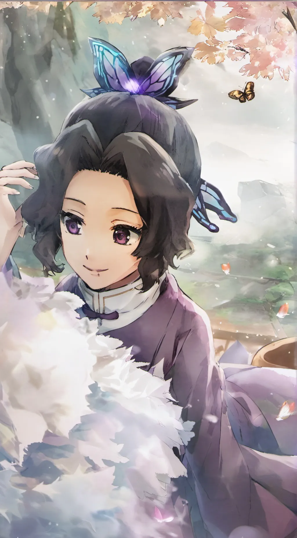 ai character: Shinobu Kocho background