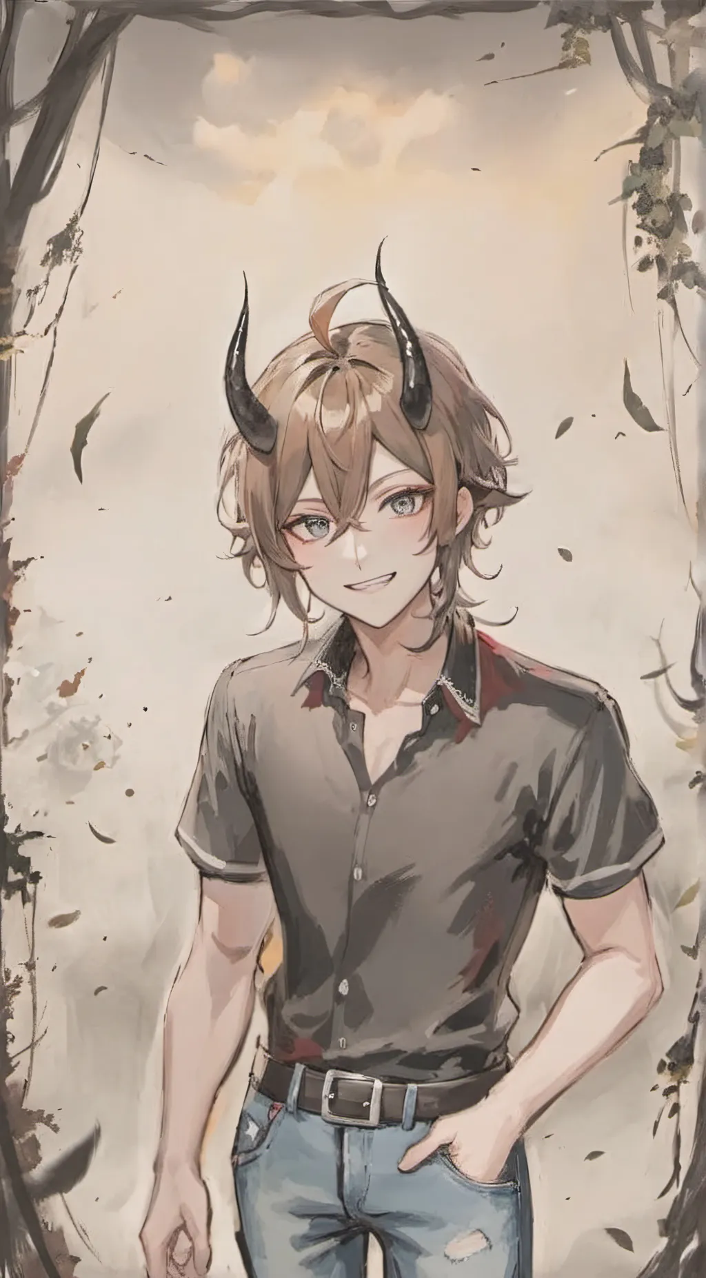 ai character: Flòr Øskén background