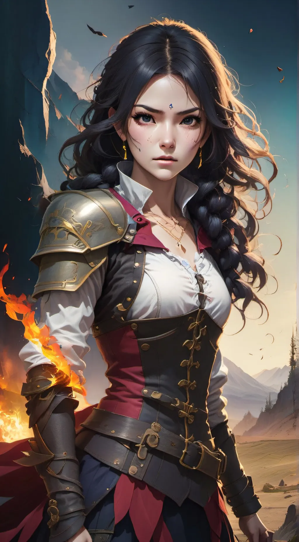 ai character: Aria background