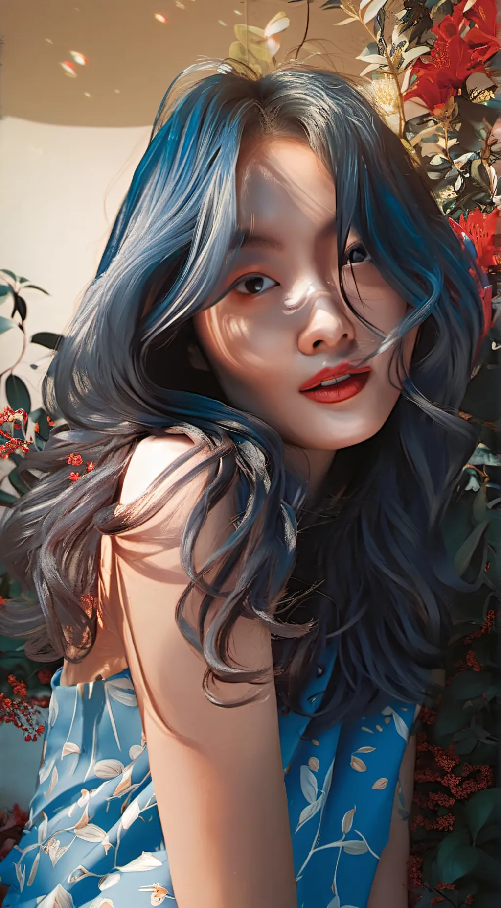 ai character: Summer background