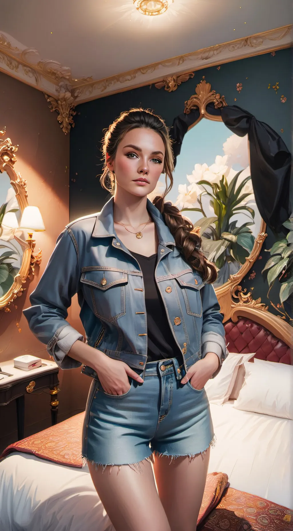 ai character: Charlotte  background