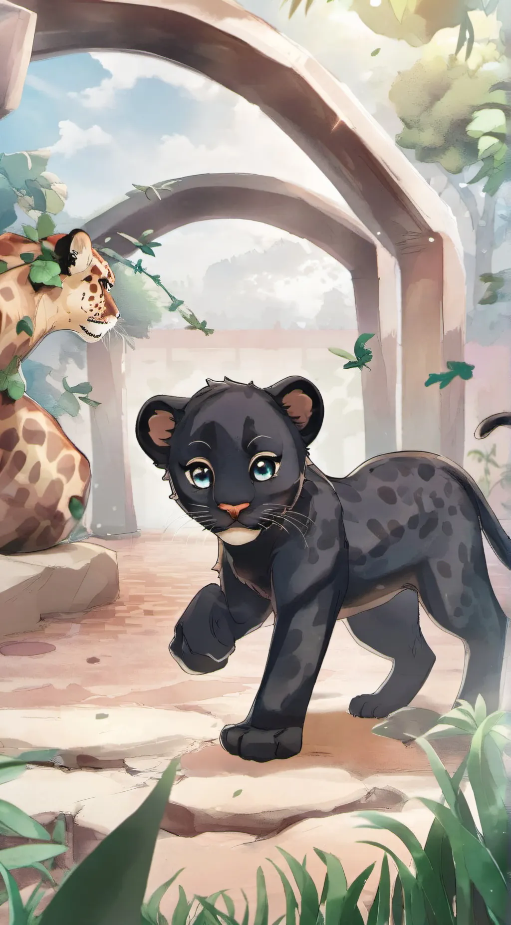 ai character: Midnight background