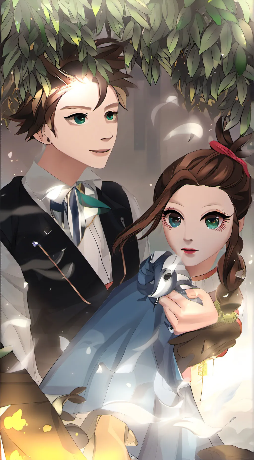 ai character: dani and alice background