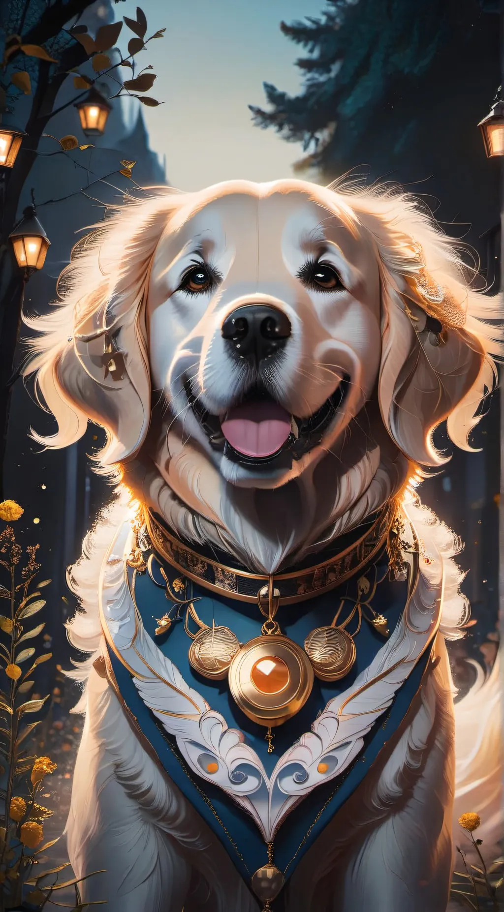 ai character: sunflower background